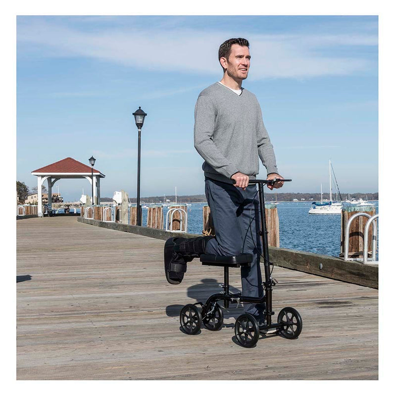 Drive Medical - Steerable Folding Knee Walker Knee Scooter