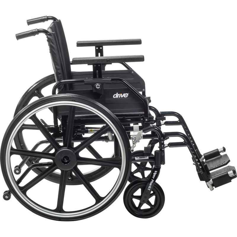 Drive Medical - Viper Plus GT Wheelchair with Universal Armrests