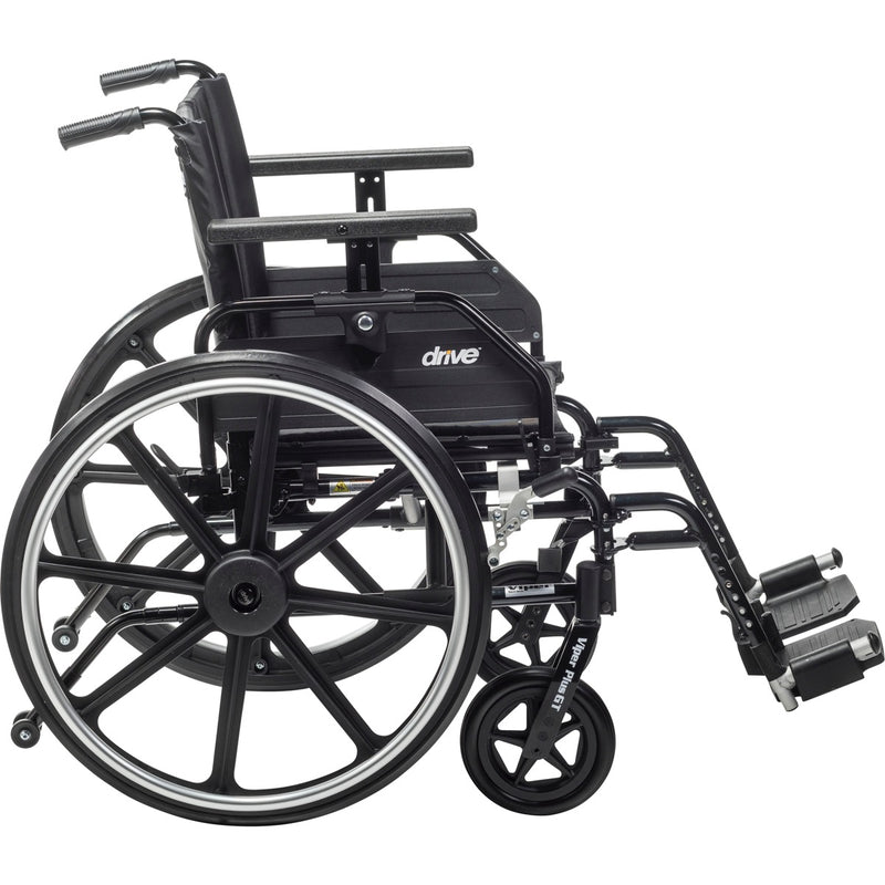 Drive Medical - Viper Plus GT Wheelchair with Universal Armrests